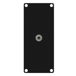 CAYMON CASY135/B Panel CASY z żeńskimi złączami jack 3,5 mm, 1-modułowy, wersja czarna